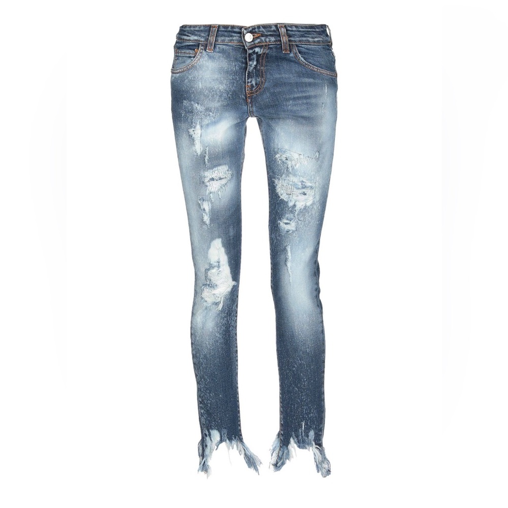 YES London destroyed skinny jeans, NWT, size 27.